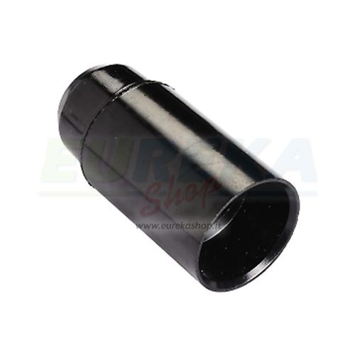 P.de resina termoind. E14 liscio nero