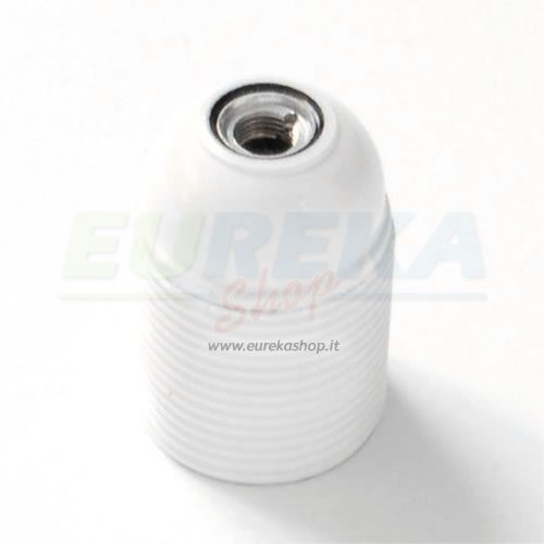 P.de resina termoind. E27 filettato bianco