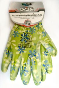 Guanti da giardino super resistenti, in Poliestere rivestiti in Nitrile , color
