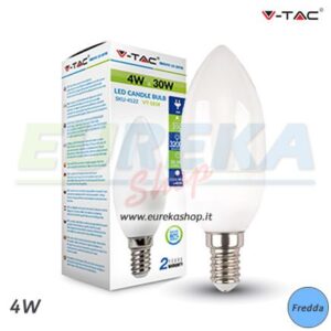 LED Bulb - 4W E14 Candle 6400