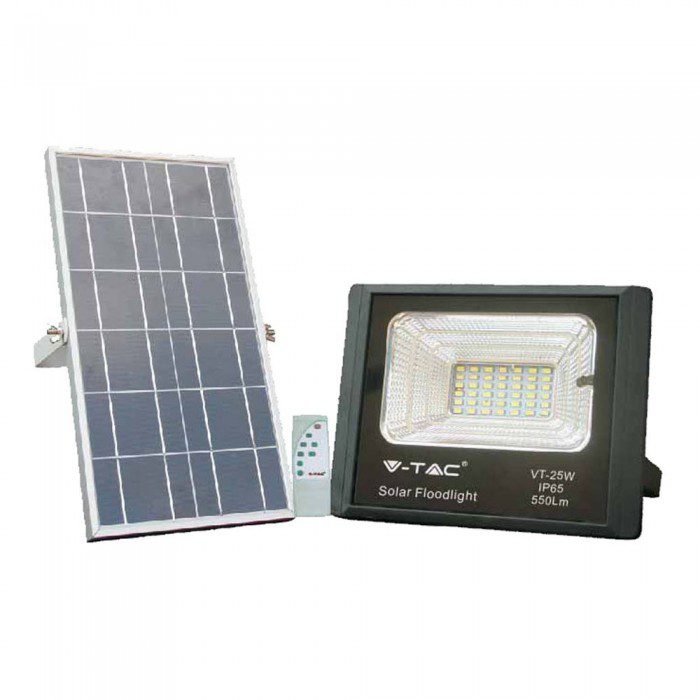 12W LED Solar Floodlight 6000K
