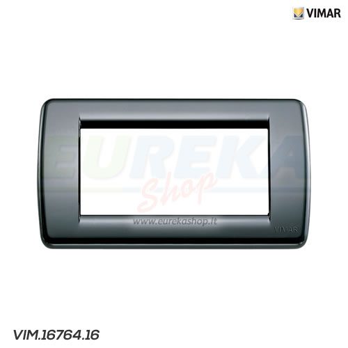 Placca Rondò 4M nero