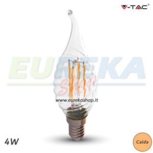 LED Bulb - 4W Filament E14 Twist Candle Tail 2700K
