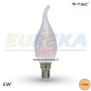 LED Bulb - 4W Filament E14 Frost Cover Twist Candle Tail 2700K