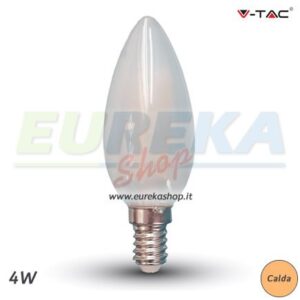 LED Bulb - 4W Filament E14 Frost Cover Candle 2700K
