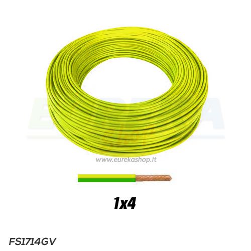 18439 CAVO FS17 1X4 GIALLO/VERDE