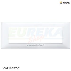 PLACCA 7 MODULI BIANCO - VIMAR PLANA