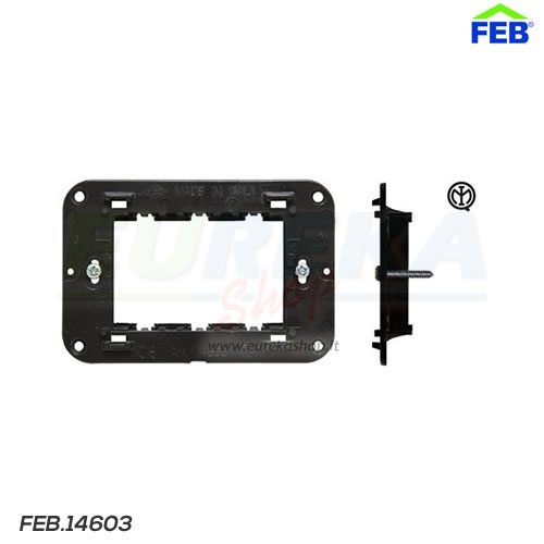SUPPORTO 3 MODULI CON VITI