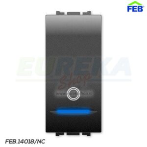 PULSANTE UNIPOLARE ILLUM.16 A N.C.