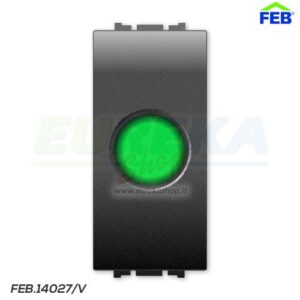 SPIA LUMINOSA VERDE 230V