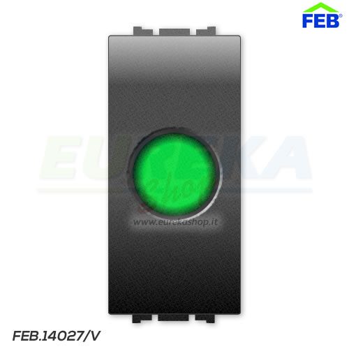 SPIA LUMINOSA VERDE 230V