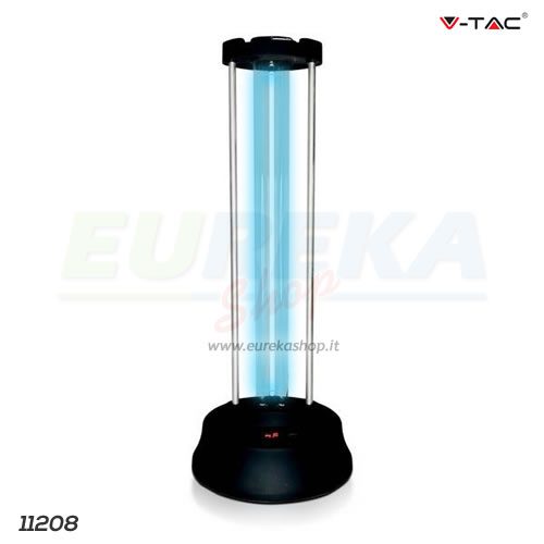 18867 Lampada Germicida con radar e display UV 38W con Ozono