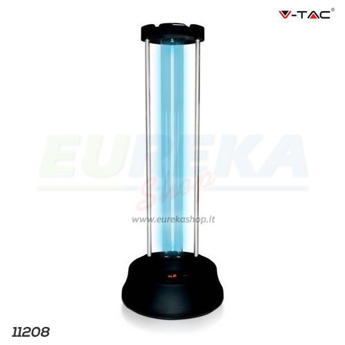 Lampada Germicida con radar e display UV 38W con Ozono