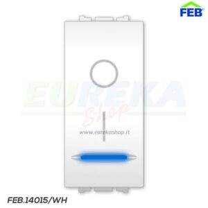 INTERRUTTORE BIPOLARE ILLUM.16 AX BIANCA