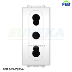 PRESA BIVAL.SIC.2P+T STD IT 10-16A BIANCA