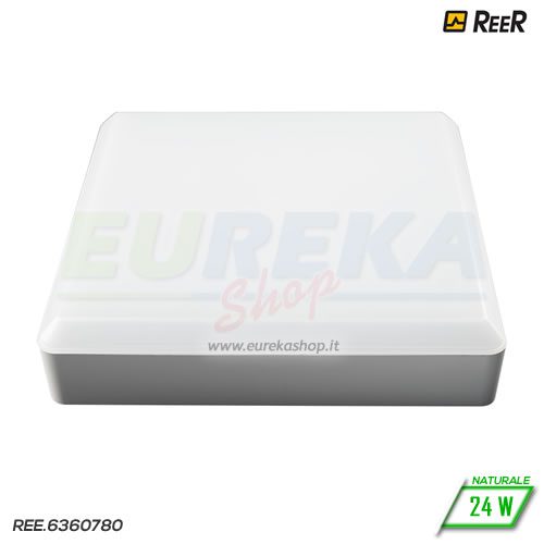 Plafoniera - Applique 24W Led IP44 4000K TL9012-L Quadra