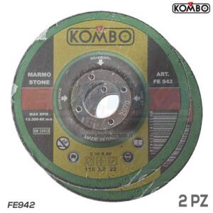 Set 2 dischi abrasivi per MARMO/PIETRA DIAM. 115MMX3.2 MADE IN ITALY