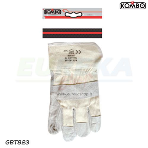 Guanti da giardino in cotone e pelle, taglia 10, protezione 1, 150 gr paia.