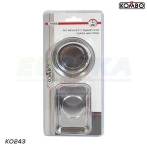 Set mini vaschette magnetiche porta minuterie, 2 pezzi