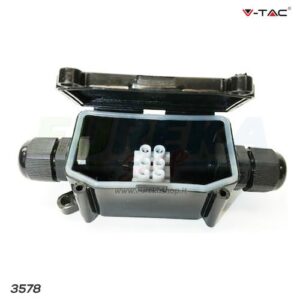Scatola Box di giunzione 1in e 1out Nera IP65