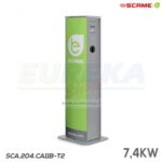 COLONNINA CA 1 PRESA C/BLOCCO T2 7KW