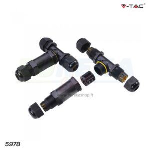 Waterproof Black Terminal Block 8-12mm IP68