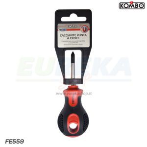 Cacciavite nano in cromo vanadium con punta magnetica a croce PH1x40, L=105mm.