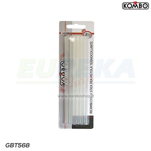 Stick colla ricambio per pistola termocollante, 6pz, 7x150mm