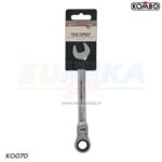 Chiave combinata in CR-V da 13 mm con occhiello da 13 orientabile