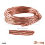 CORDA RAME NUDA SEZ. 16MMQ - (prezzo al MT)