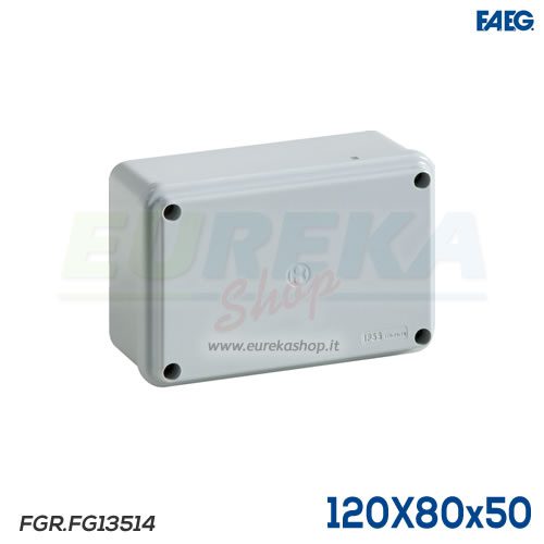 Scatola con pareti lisce IP56 - 120x80x50