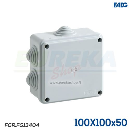Scatola con passacavi IP55 - 100x100x50