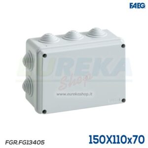 Scatola con passacavi IP55 - 150x110x70