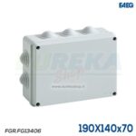 Scatola con passacavi IP55 - 190x140x70