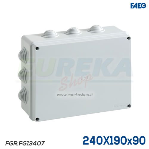Scatola con passacavi IP55 - 240x190x90