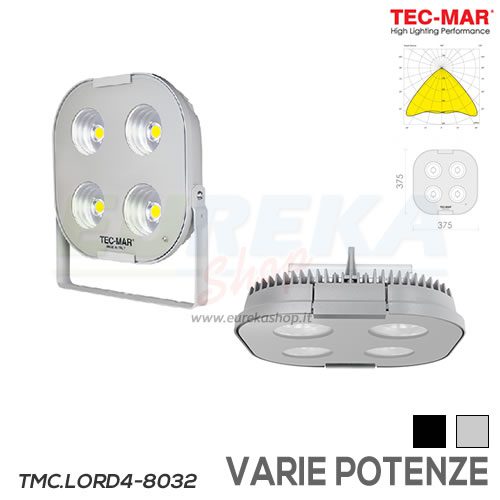 LORD 4 - 8032 - PROIETTORE LED A CAMPANA - VARIE POTENZE