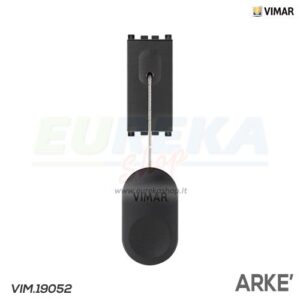 PULSANTE 1P NO 10A TIRANTE GRIGIO