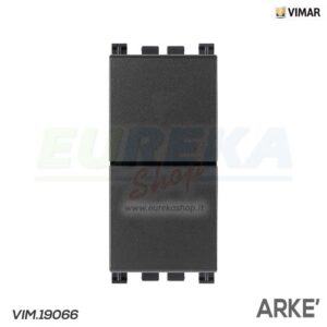 DUE PULSANTI INDIPEND. NO+NO 10A GRIGIO