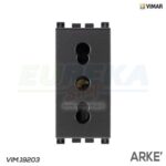 PRESA 2P+T 16A P17/11 GRIGIO