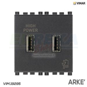 UNITA ALIMENTAZIONE USB 5V2.1A 2M GRIGIO