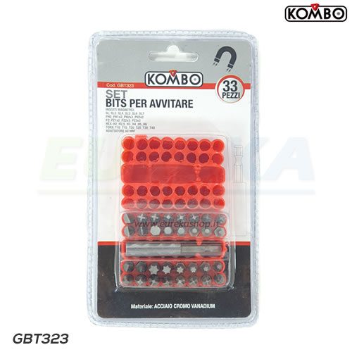 SET 33 BITS- 32 bit 25mm+1 Adattatore 60mm. PH0, PH1x2,PH2x3,PH3x2. PZ1x2,PZ2x3,