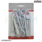 SET DA 6 PZ TASSELLI IN NYLON 8 X 46 CON GANCIO A "C"