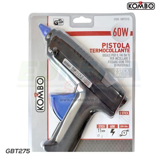 PISTOLA TERMO COLLANTE 60W 230V ricambio CAVO DA 1MT SPINA DA 10A