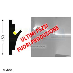 ELENI - Veletta da incasso per luce diffusa - barra da 1.15 mt