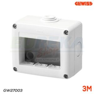 CONTENITORE 3 POSTI ORIZZONTALE PROTETTO