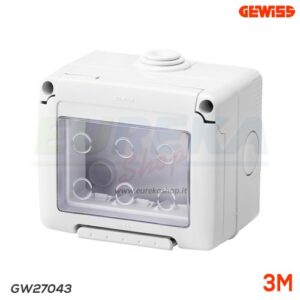 CONTENITORE 3 POSTI ORIZZONTALE STAGNO