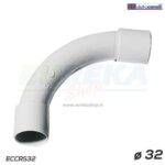 Curva 90° raggio stretto d.32