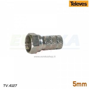 CONNETTORE TIPO F PER CAVO 5 MM - FST500