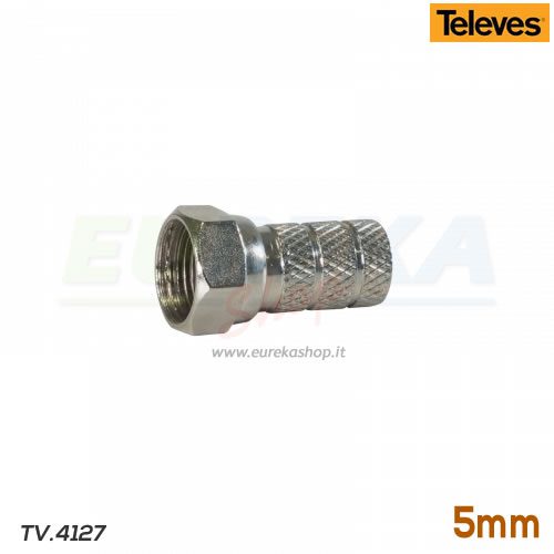 19710 CONNETTORE TIPO F PER CAVO 5 MM - FST500