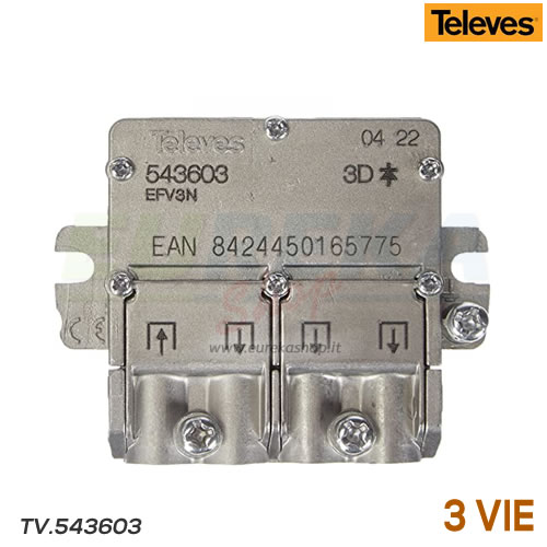 PARTIT. 5-2400MHZ EASYF 3VIE 9/8DB
